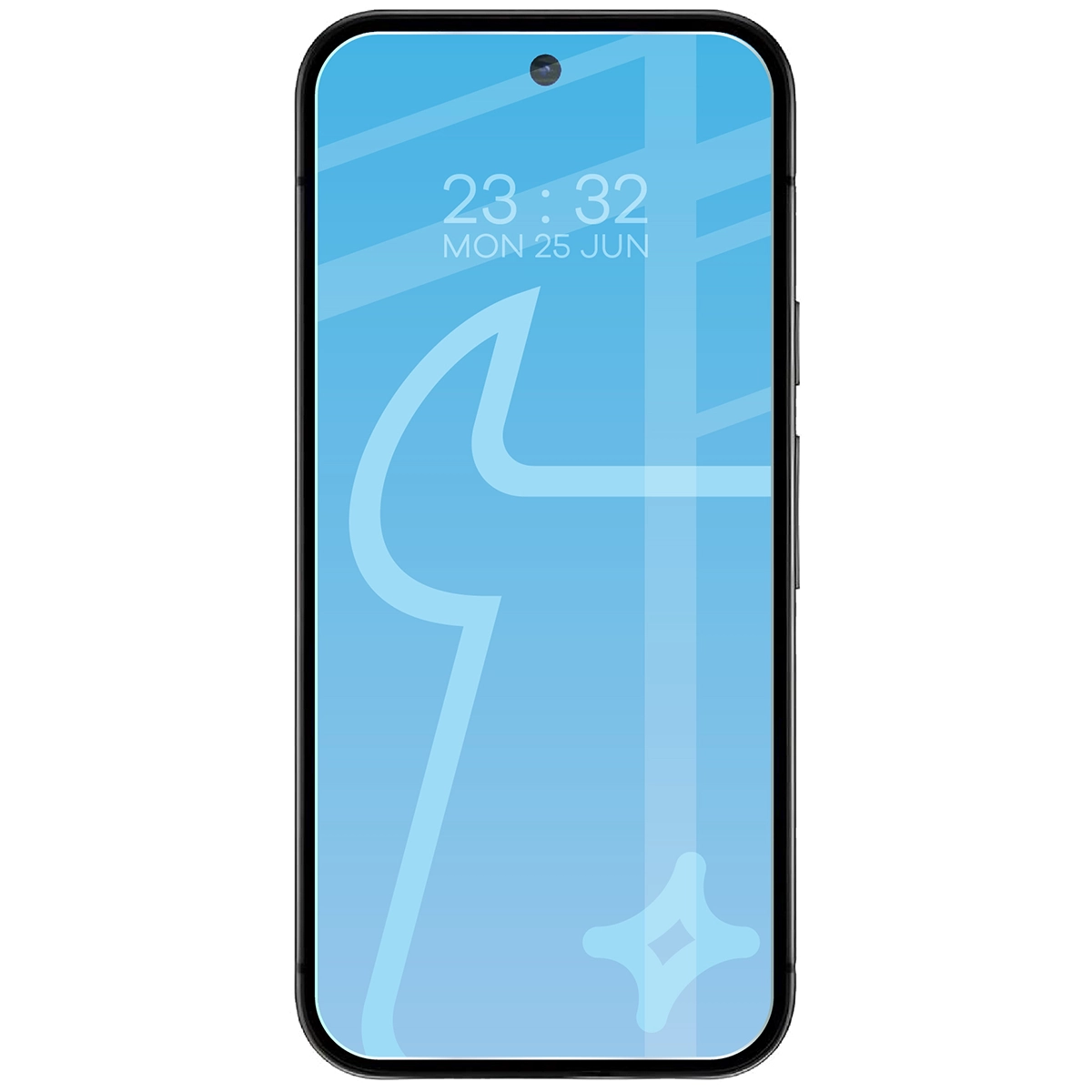 Telefon z nałożonym szkłem Bizon Glass Clear Duo do Google Pixel 9a