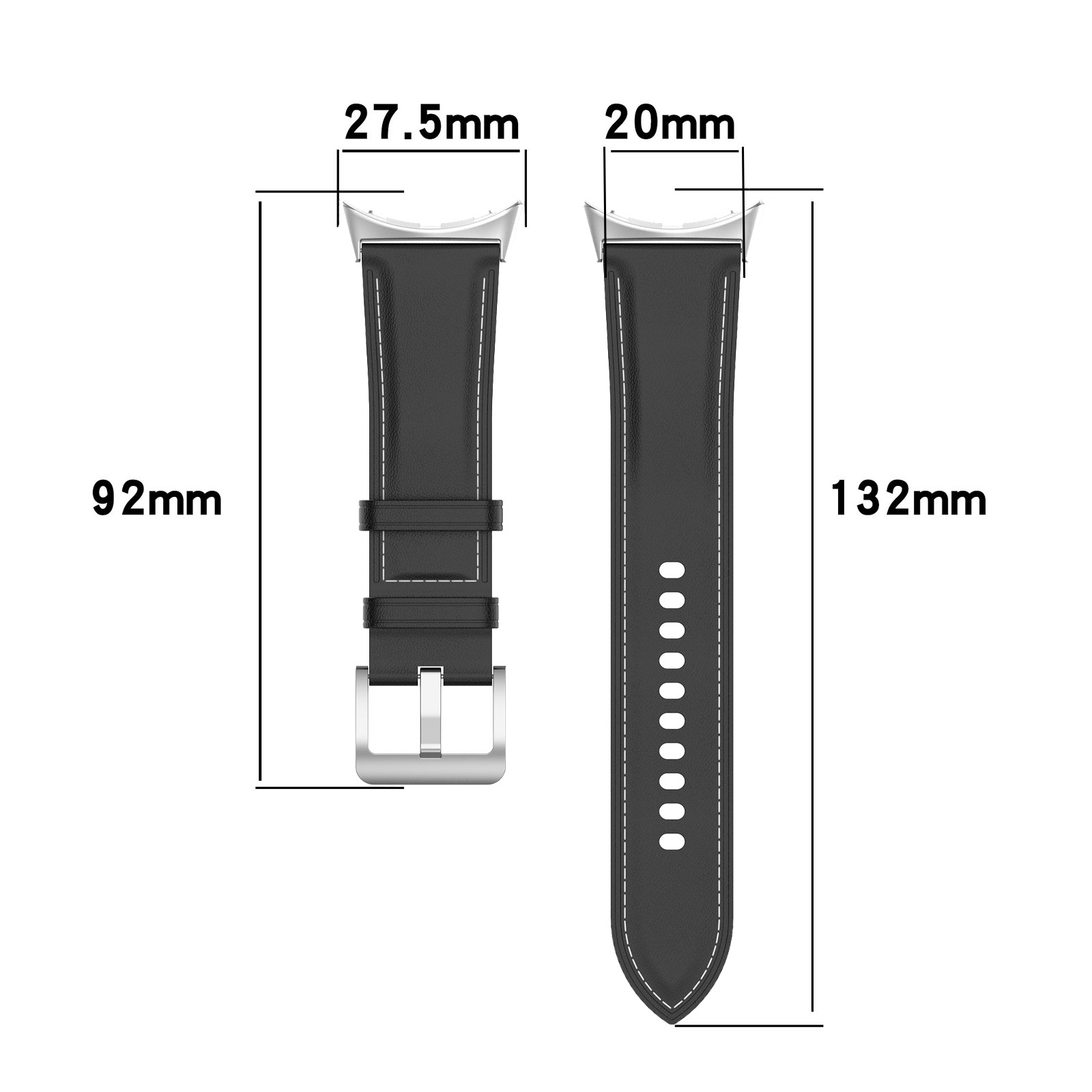 A Bizon Strap Watch Casual szíj mérésének módja