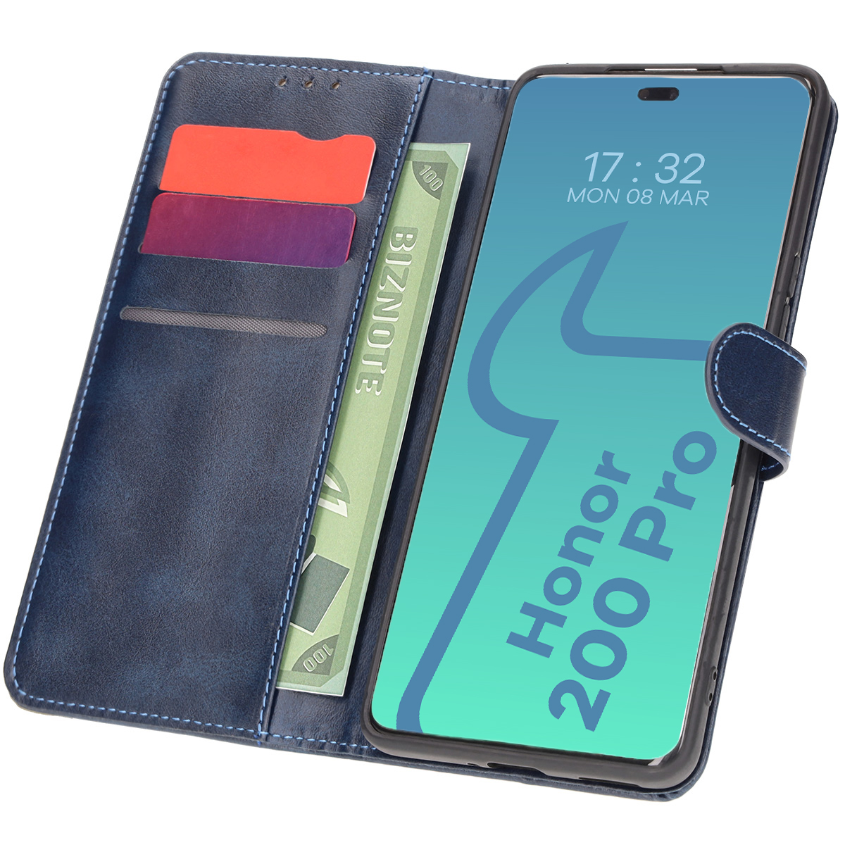 Etui z klapką Bizon Case Pocket do Honor 200 Pro