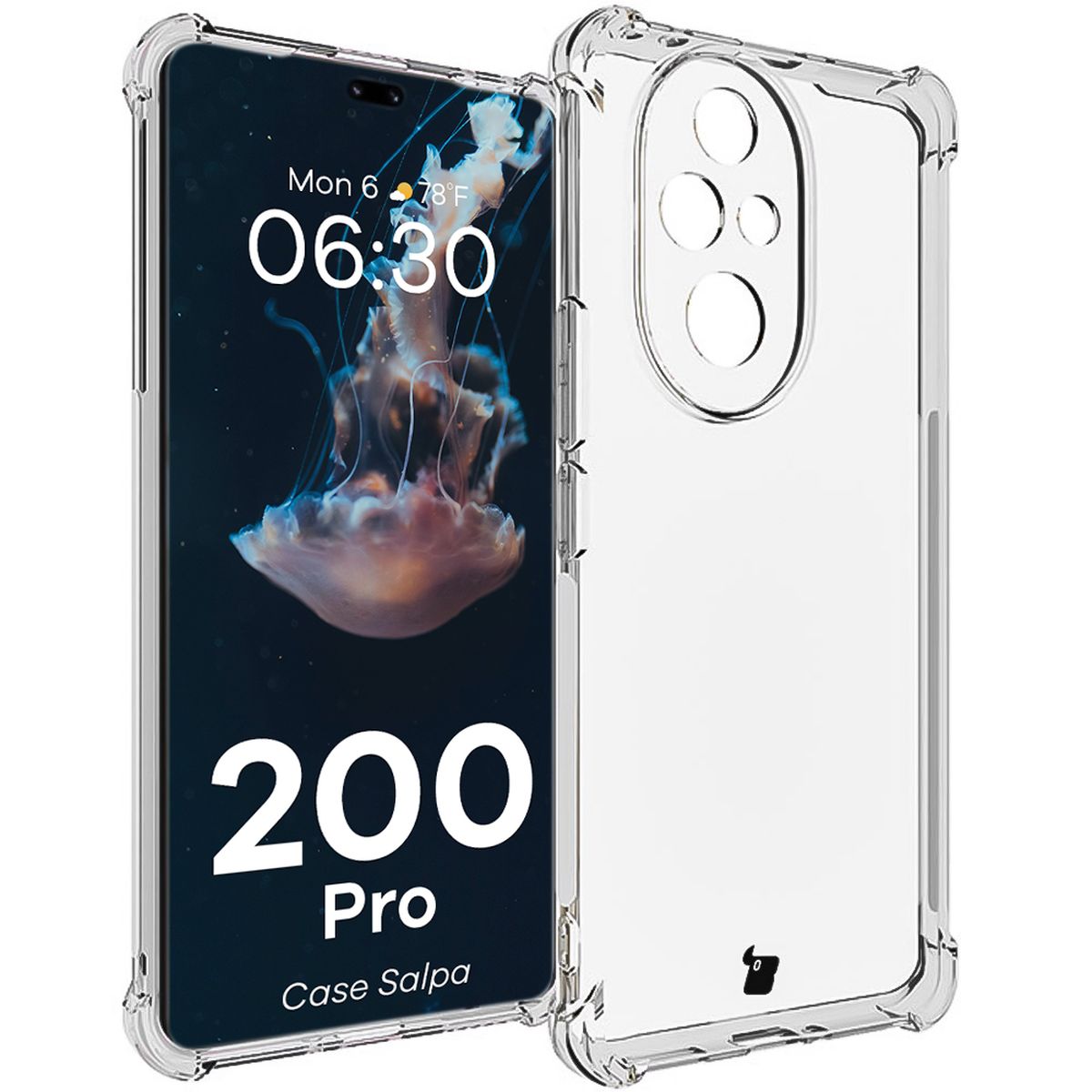 Przezroczyste etui Bizon Case Salpa do Honor 200 Pro