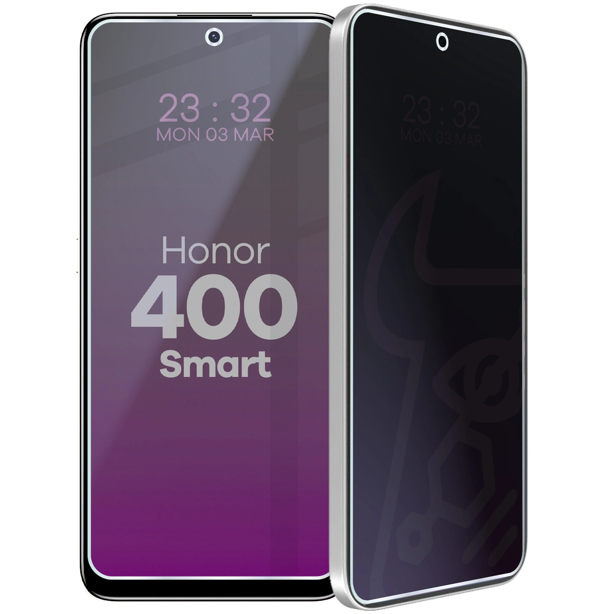 Szkło hybrydowe prywatyzujące Bizon Glass Mule Shadow do Honor 400 Smart