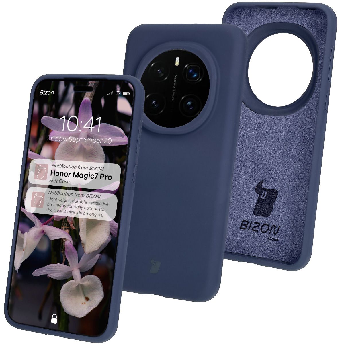 Silikonowe etui Bizon Soft Case do Honor Magic7 Pro