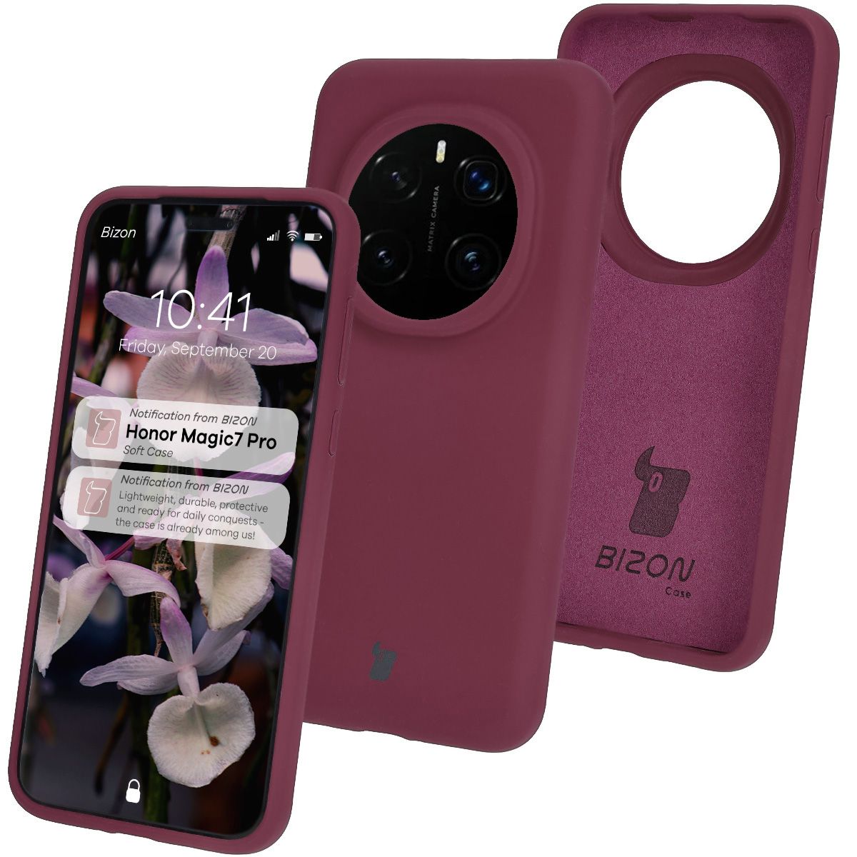 Silikonowe etui Bizon Soft Case do Honor Magic7 Pro