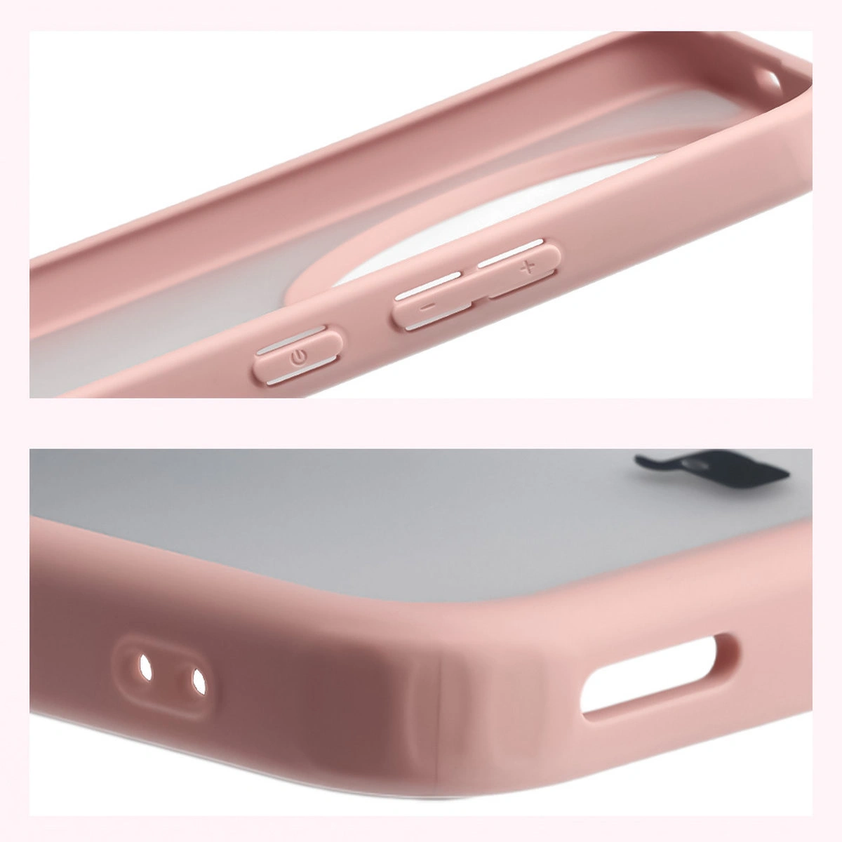 Wzmocnione narożniki i podwyższone ranty ekranu w etui Bizon Case Angelo do Honor Magic8 Lite