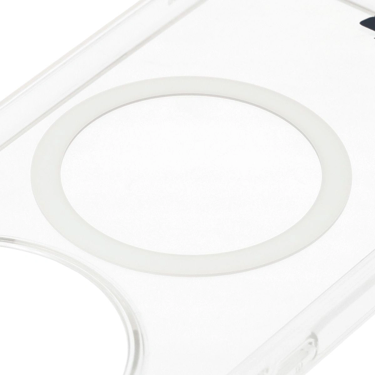 Pierścień magnetyczny w etui Bizon Case CrystalO do Honor Magic8 Lite