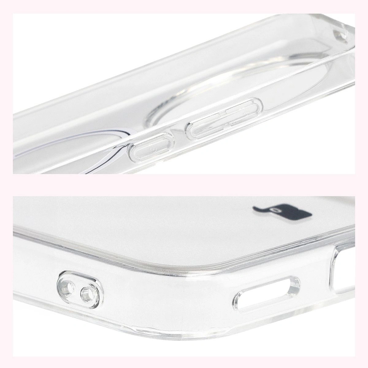 Wzmocnione narożniki i podwyższone ranty ekranu w etui Bizon Case CrystalO do Honor Magic8 Lite