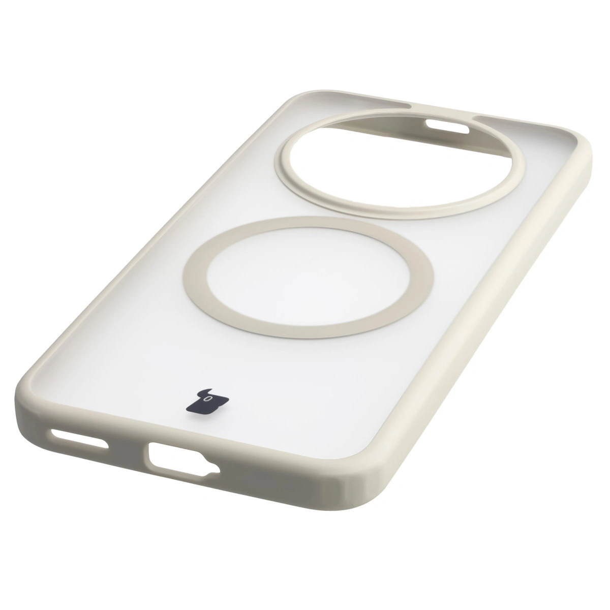 Zintegrowane przyciski, wycięcia i hybrydowy materiał w etui Bizon Case MatteO do Honor Magic8 Lite