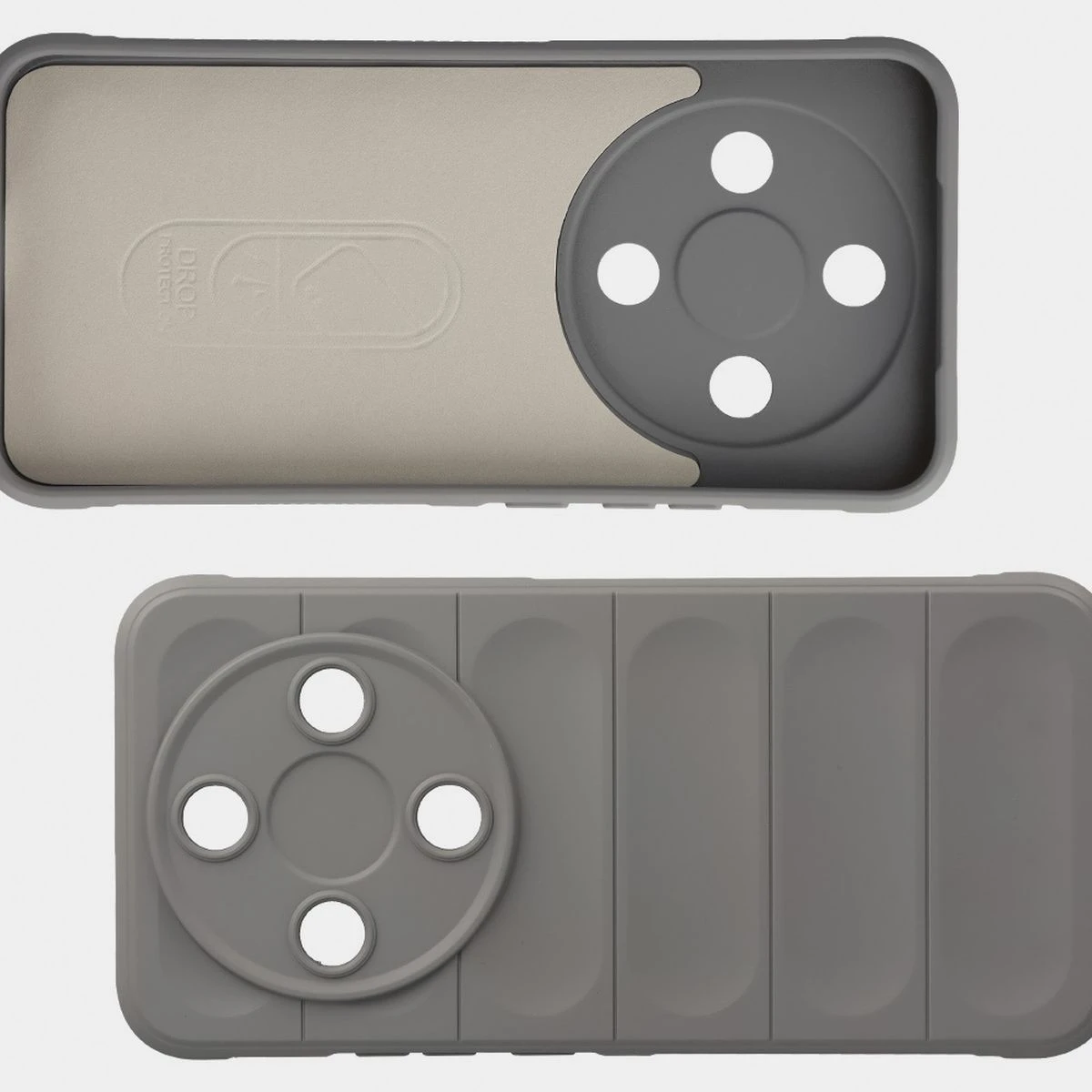 Wyściółka z mikrofibry, wyżłobienia na pleckach i wzmocnione narożniki w etui Bizon Case Tur do Honor Magic8 Lite