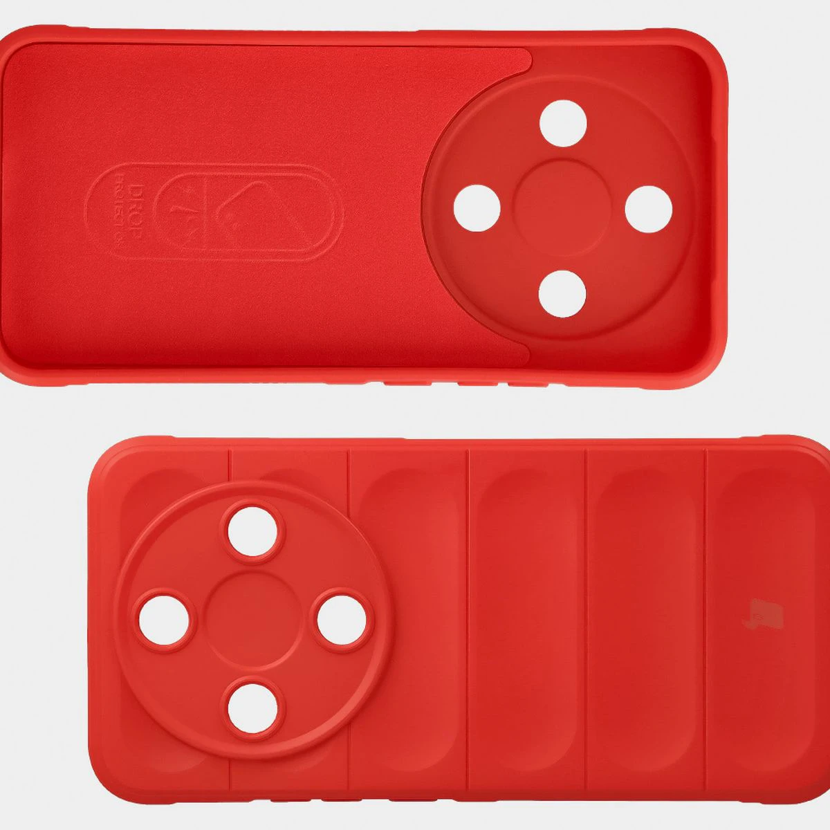 Wyściółka z mikrofibry, wyżłobienia na pleckach i wzmocnione narożniki w etui Bizon Case Tur do Honor Magic8 Lite