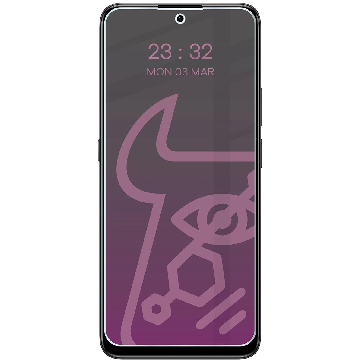 Idealne dopasowanie Bizon Smart Glass do Honor X7d