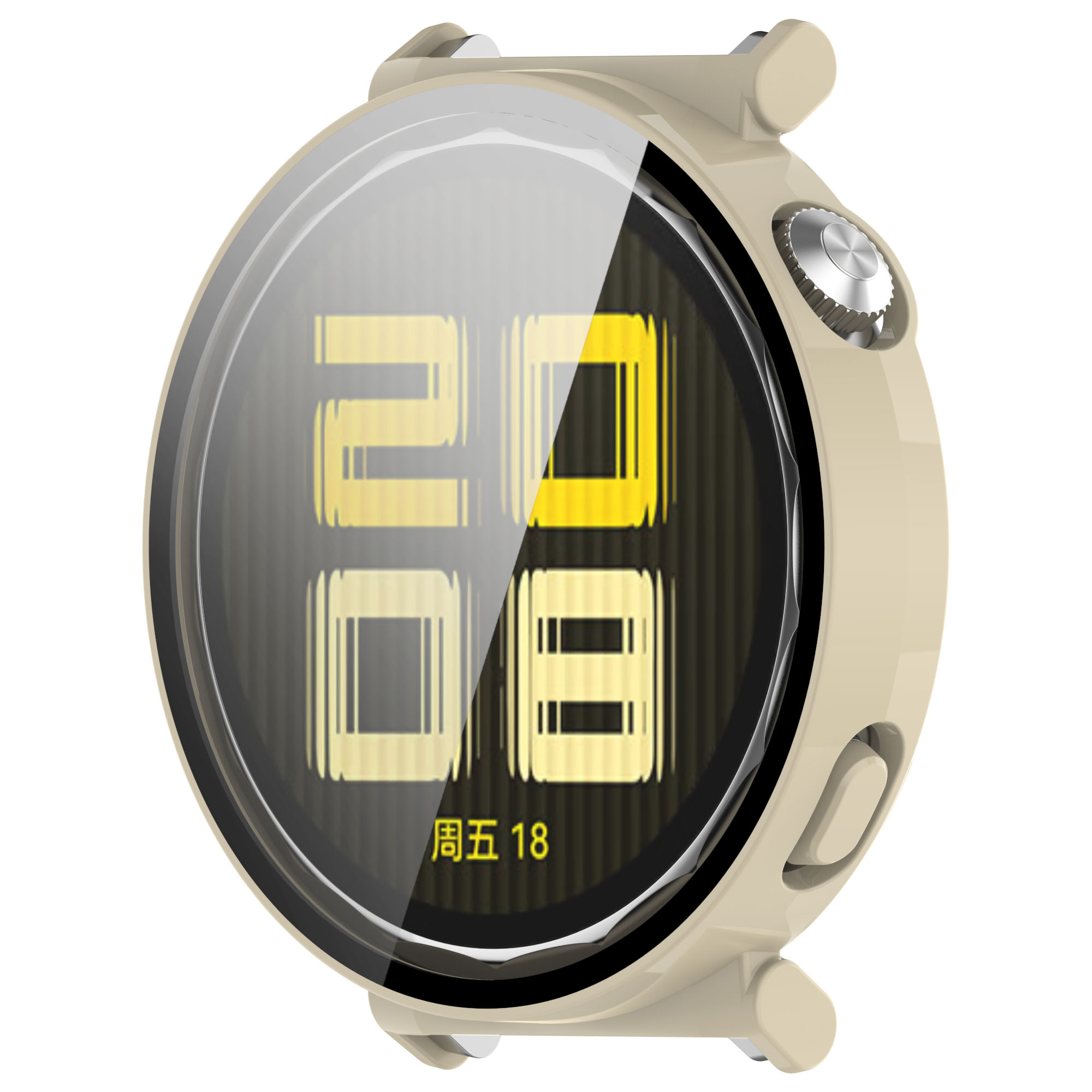 Etui ze szkłem Bizon Case+Glass Set przedstawione frontem