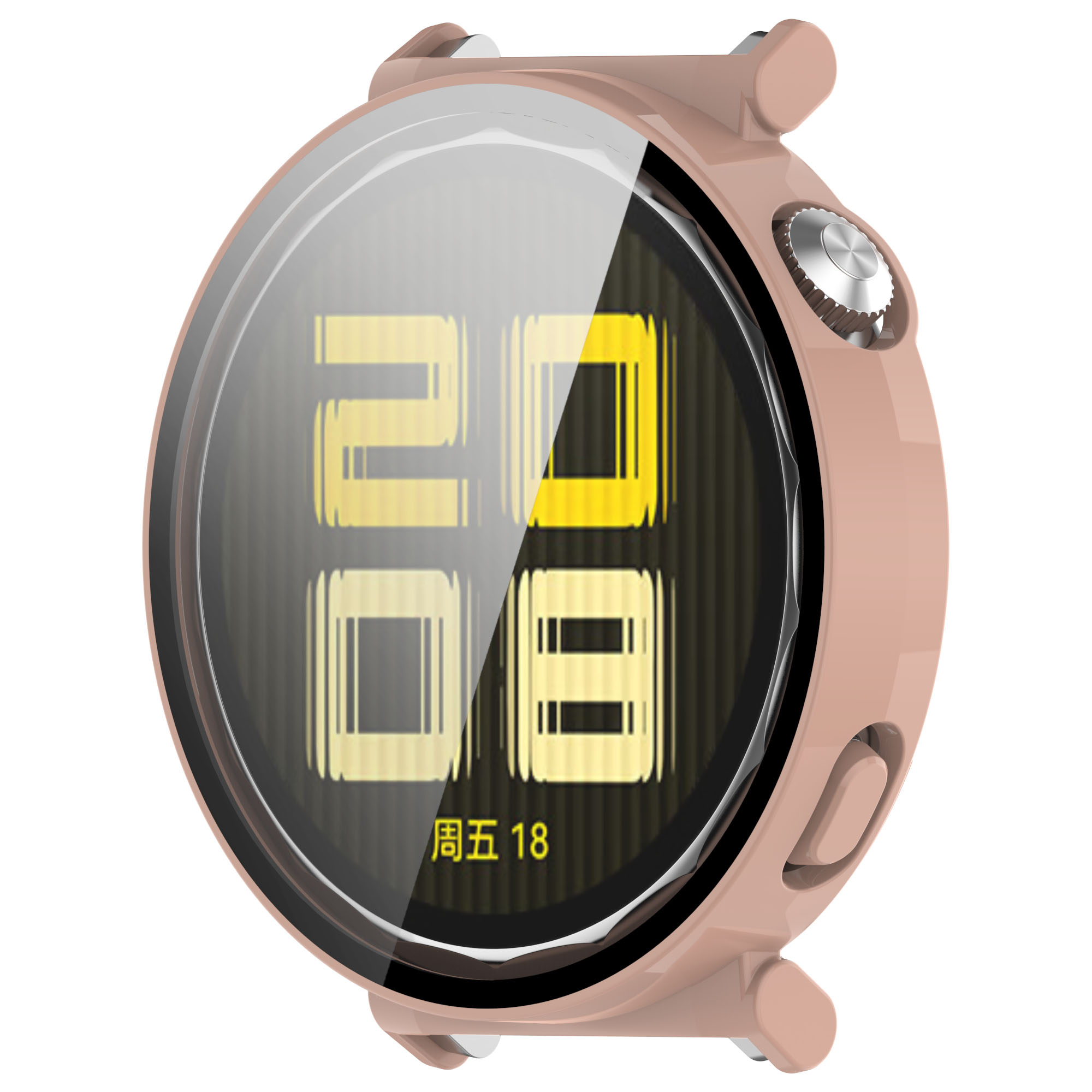 Etui ze szkłem Bizon Case+Glass Set przedstawione frontem