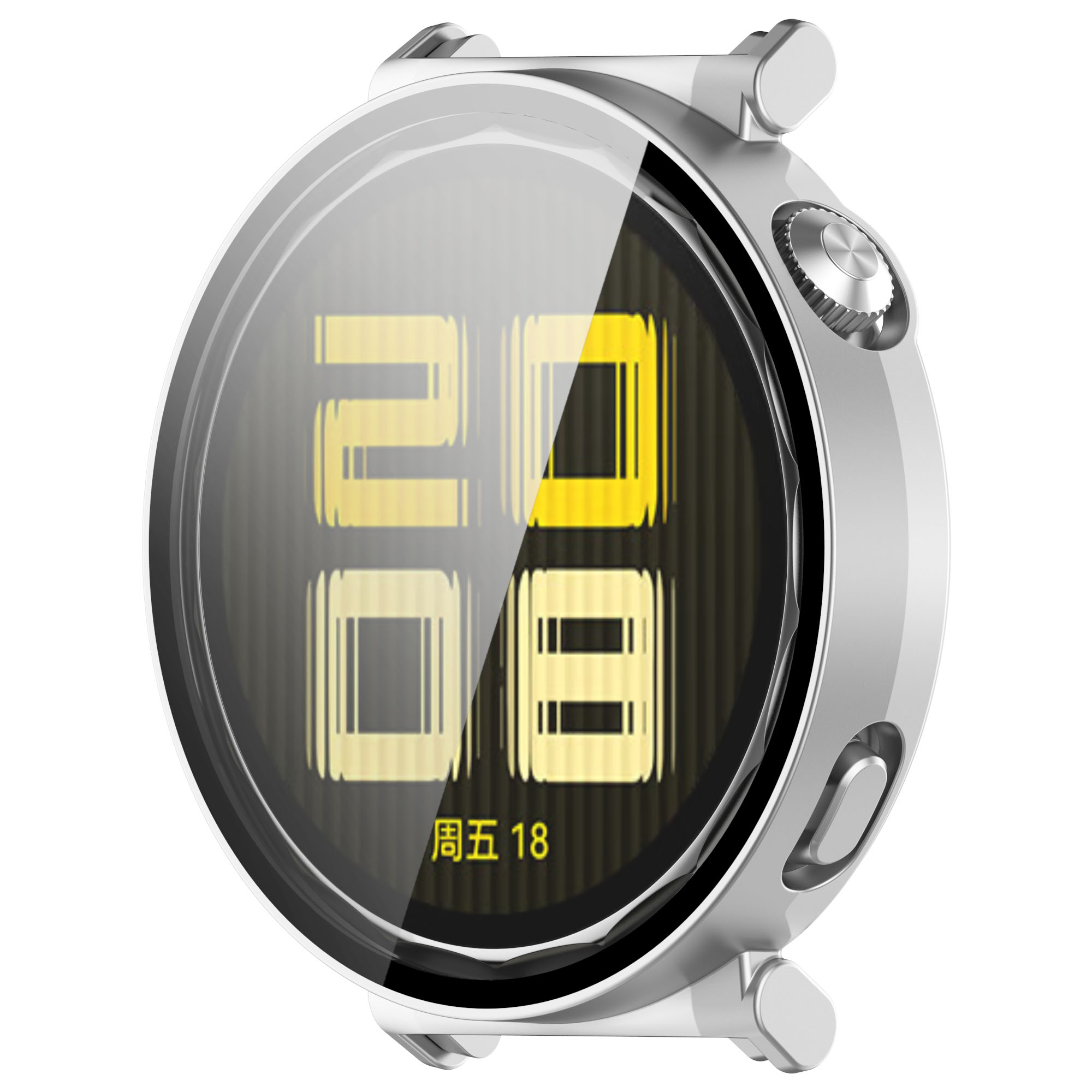 Etui ze szkłem Bizon Case+Glass Set przedstawione frontem