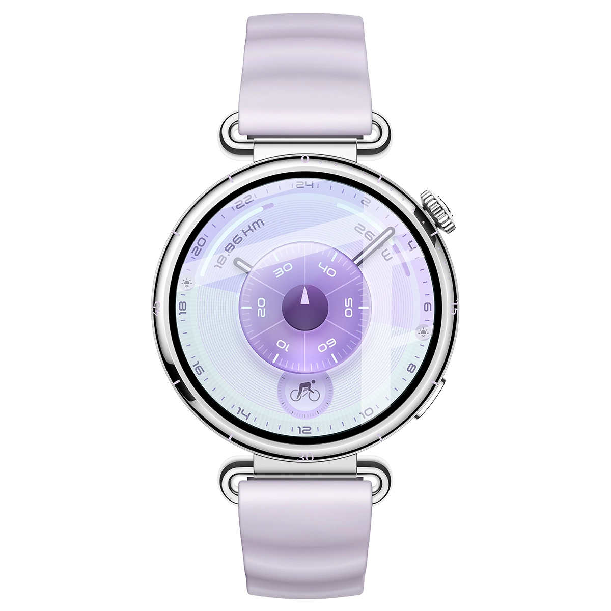 Szkło hybrydowe z czarną ramką idealnie dopasowane do Huawei Watch GT6 41 mm