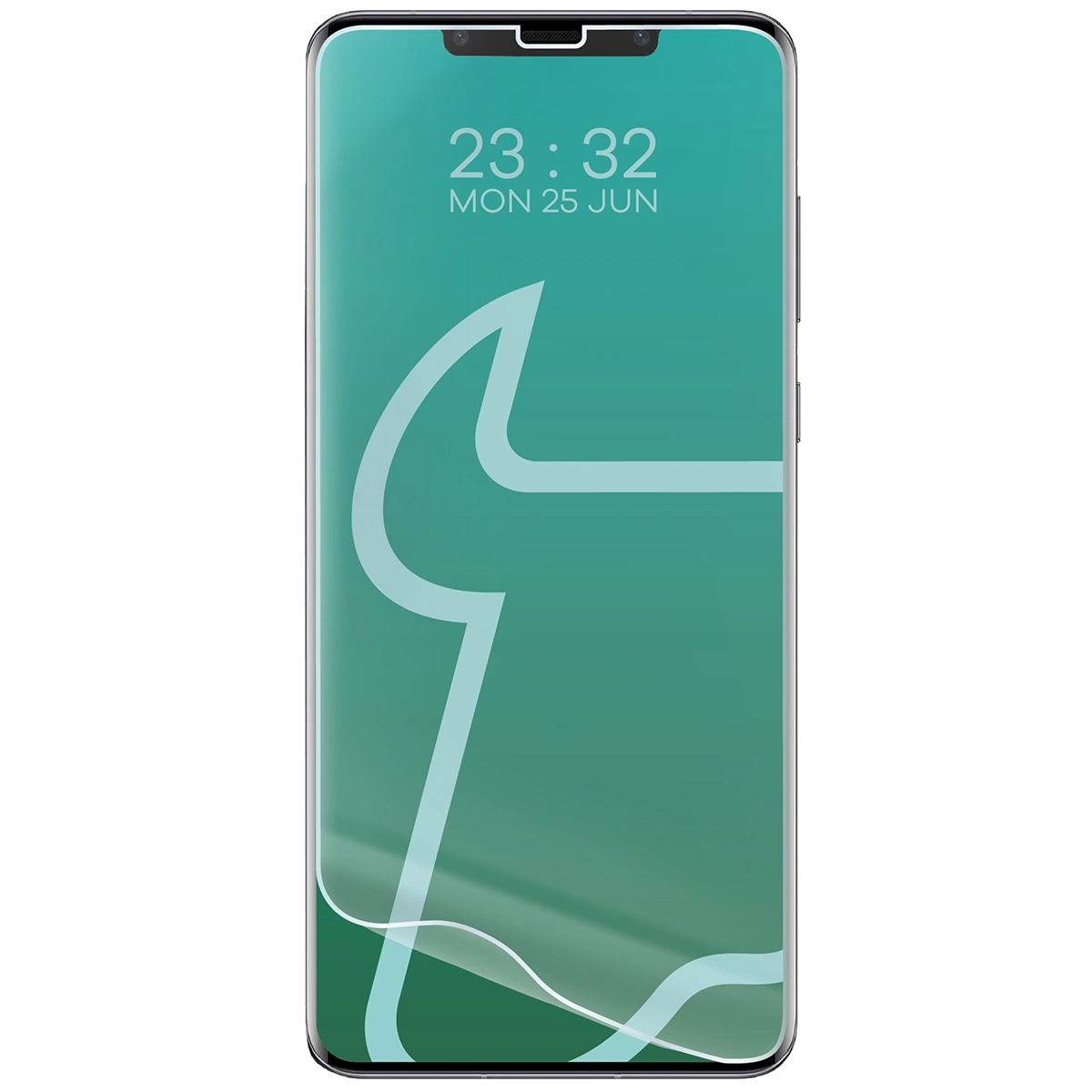 Folia hydrożelowa do Huawei Mate 50 Pro obok telefonu