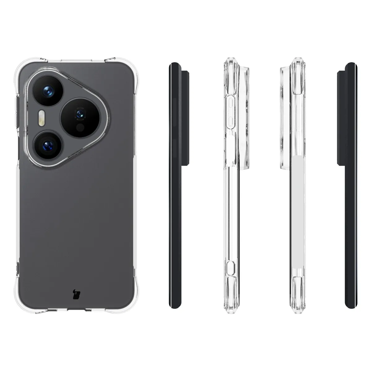 Etui Bizon Case Salpa do Huawei Pura 80 Pro / Huawei Pura 80 Pro Plus z różnych stron