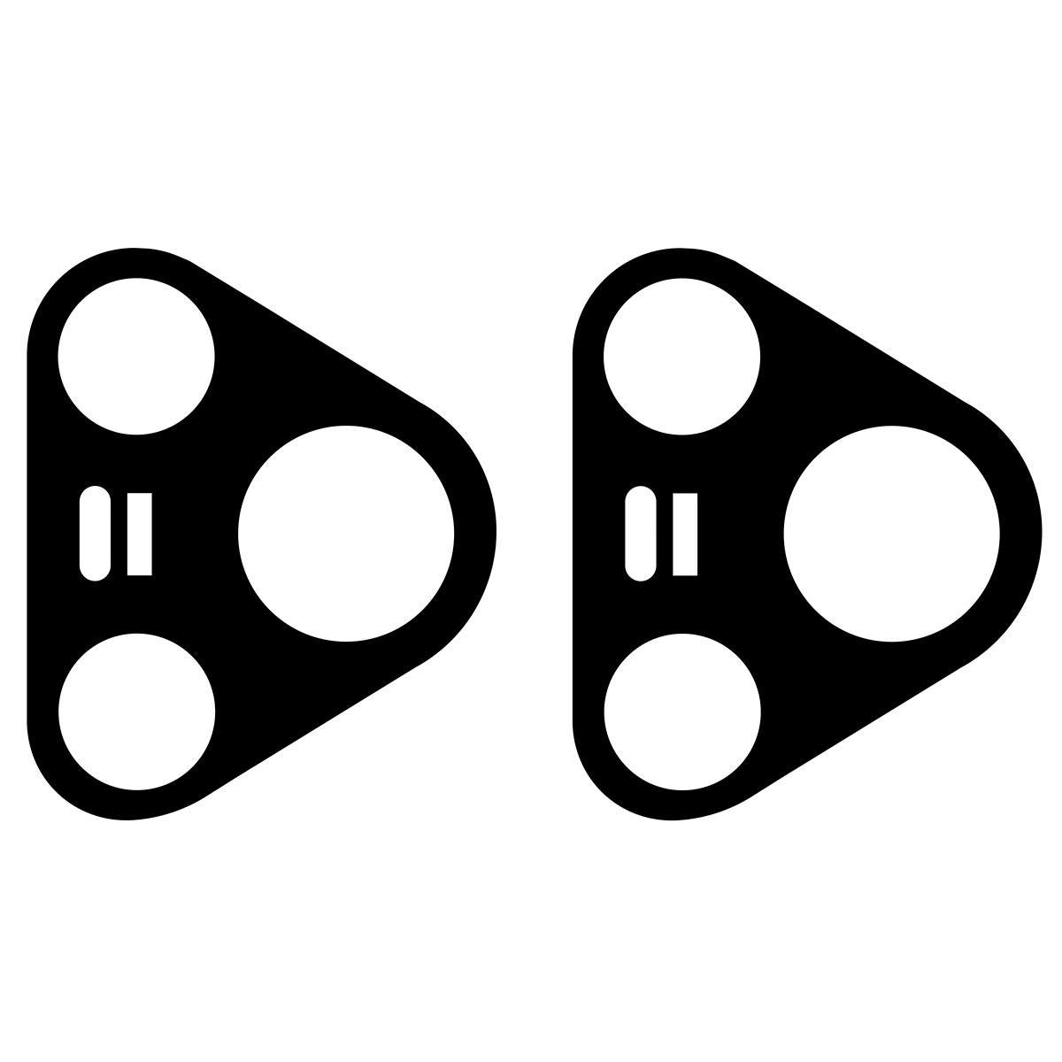 Szkło Bizon Glass Lens do Huawei Pura 80 Pro / Huawei Pura 80 Pro Plus nakładane na wyspę aparatów