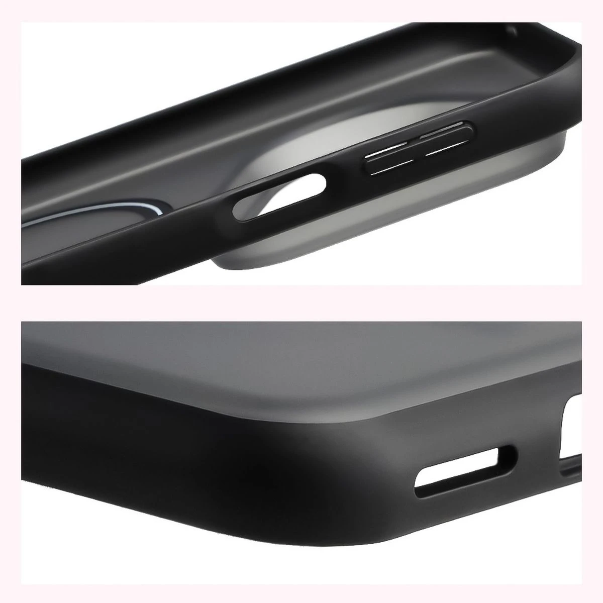 Wzmocnione narożniki i podwyższone ranty ekranu w etui Bizon Case MatteO do Huawei Pura 80 Ultra