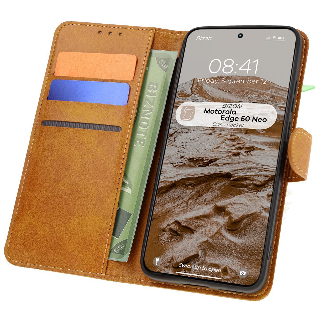 Bizon Case Pocket Etui für Motorola Edge 50 Neo