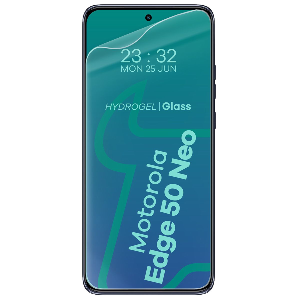 Przyleganie do ekranu folii hydrożelowej na ekran Bizon Glass Hydrogel Front