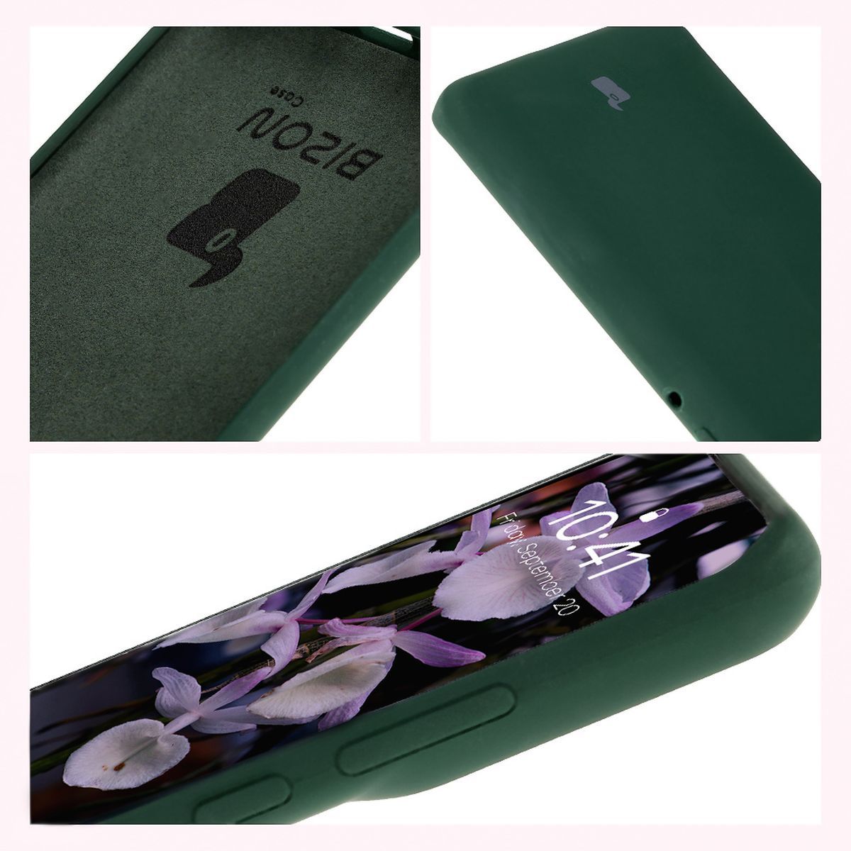 Konstrukcja etui Bizon Soft Case: zintegrowane osłony, podwyższone krawędzie i wyściółka z mikrofibry