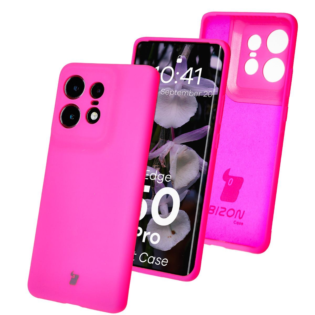 Silikonowe etui Bizon Soft Case do Motorola Edge 50 Pro