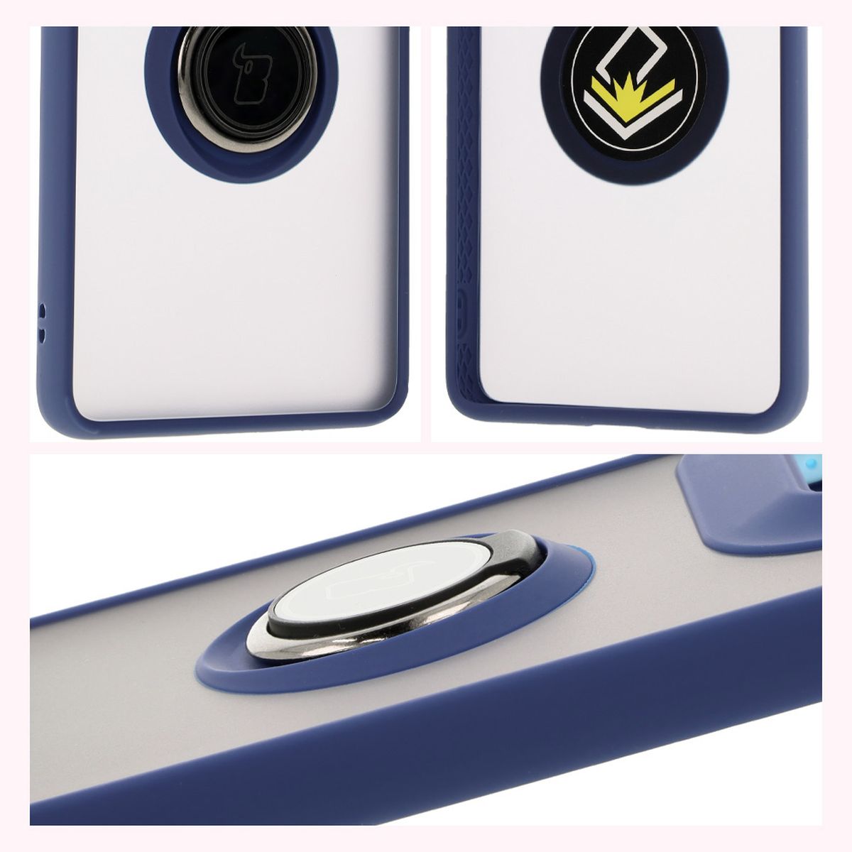 Features of Bizon Case Hybrid Ring: non-slip frame and matte design