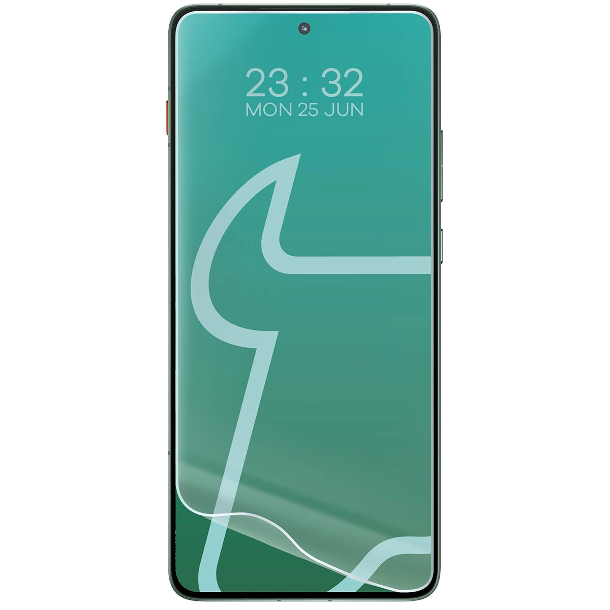 Folia hydrożelowa do Motorola Edge 70 obok telefonu