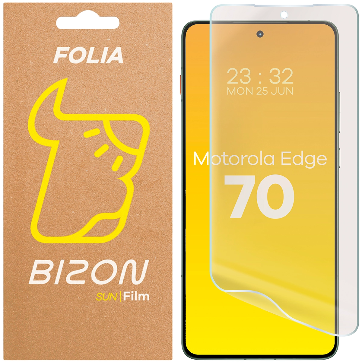 Folia matowa na ekran Bizon Glass Film Sun do Motorola Edge 70, 1 sztuka