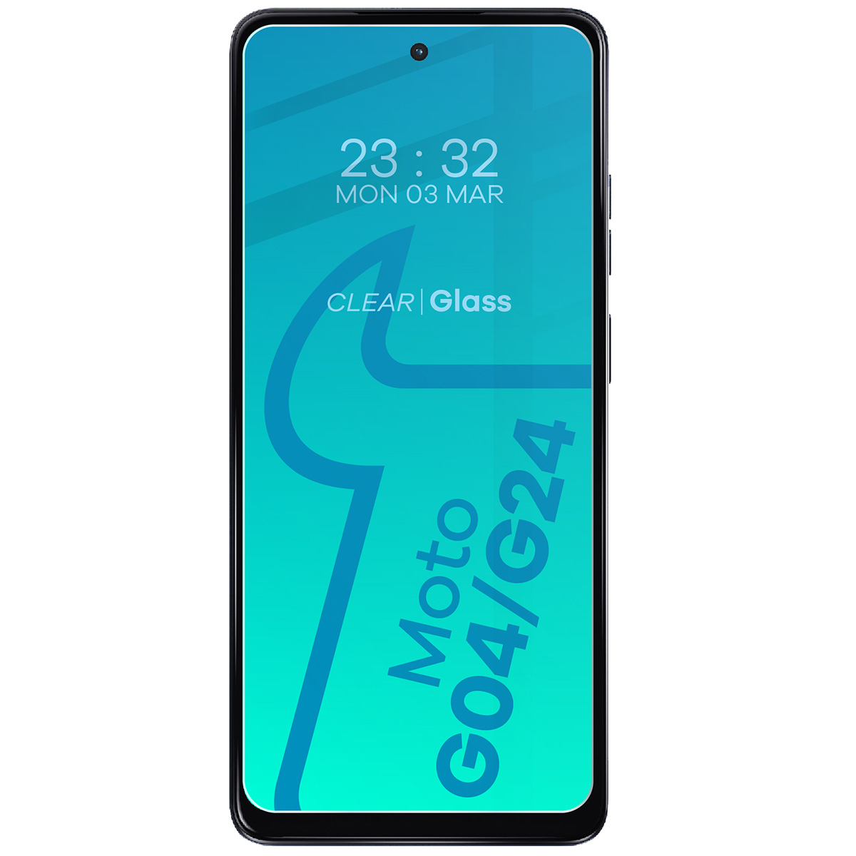 Szkło hartowane do Motorola Moto G04/G24 Bizon Glass Clear 2