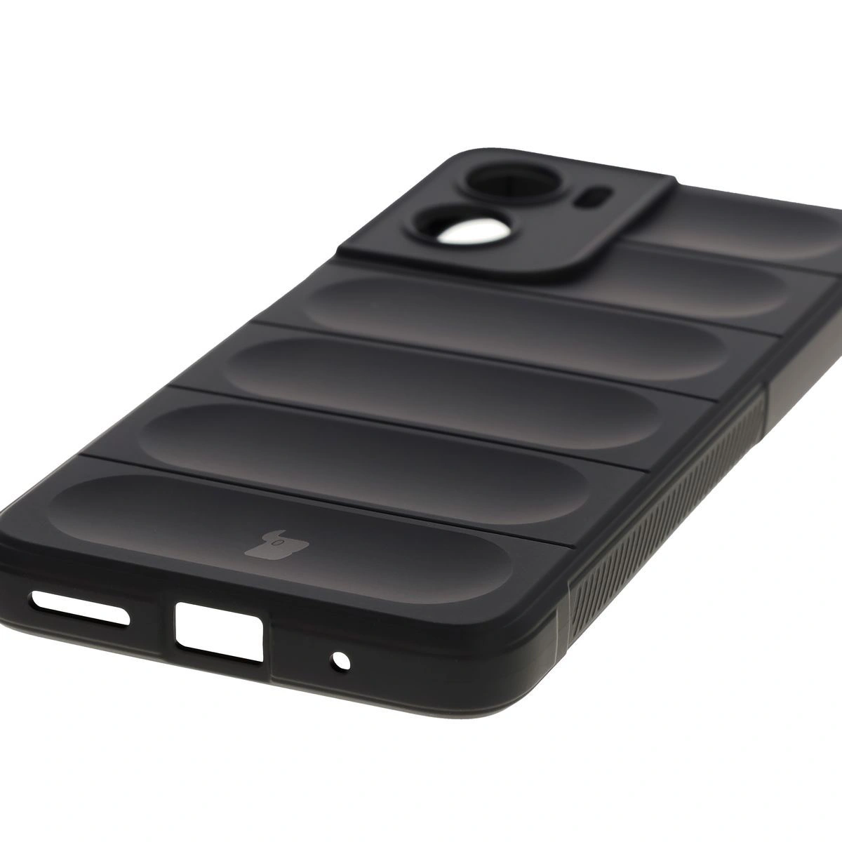 Precyzyjne wycięcia i kompatybilność z ładowaniem indukcyjnym w etui Bizon Case Tur do Motorola Moto G05 / Motorola Moto E15