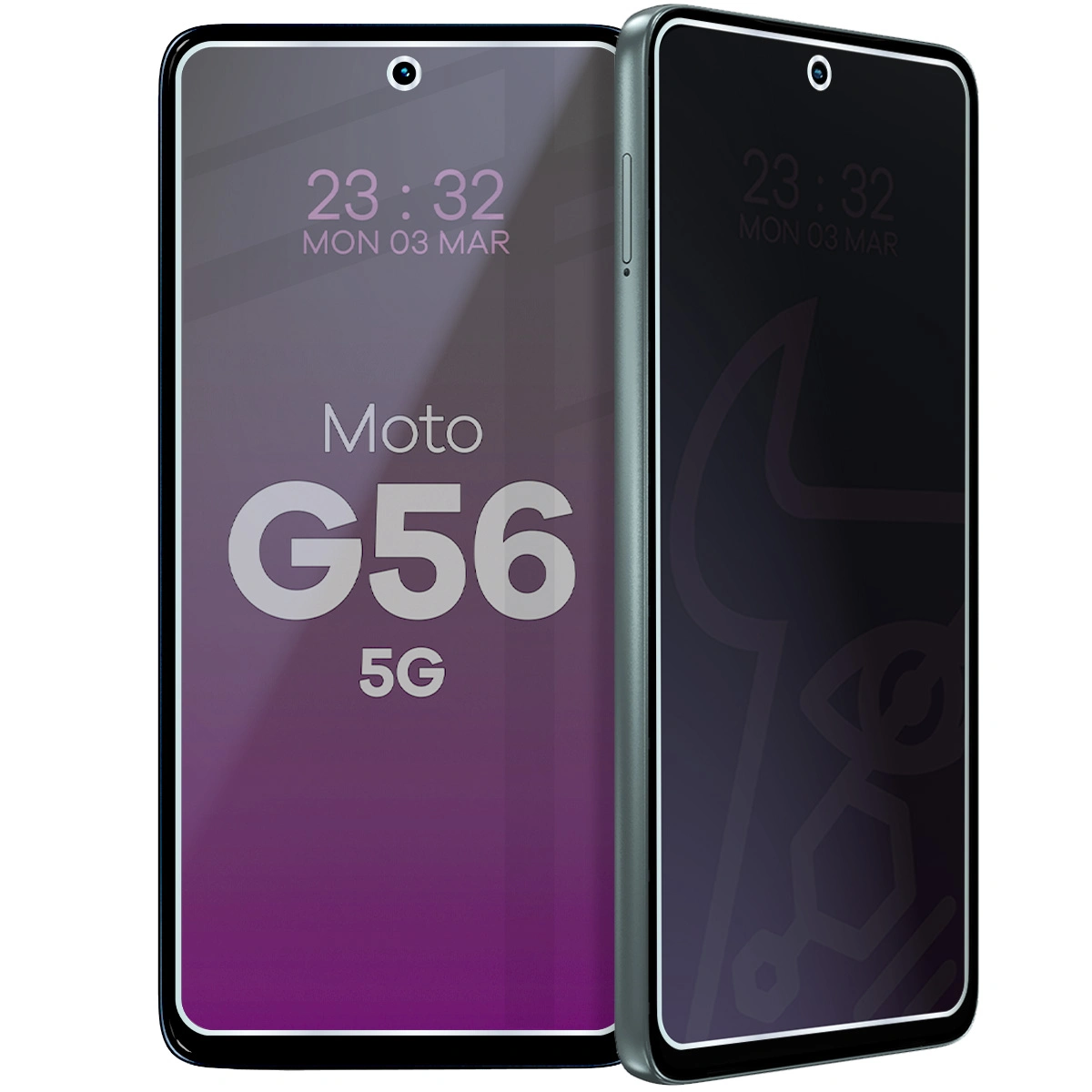 Szkło hybrydowe prywatyzujące Bizon Glass Mule Shadow do Motorola Moto G56 5G