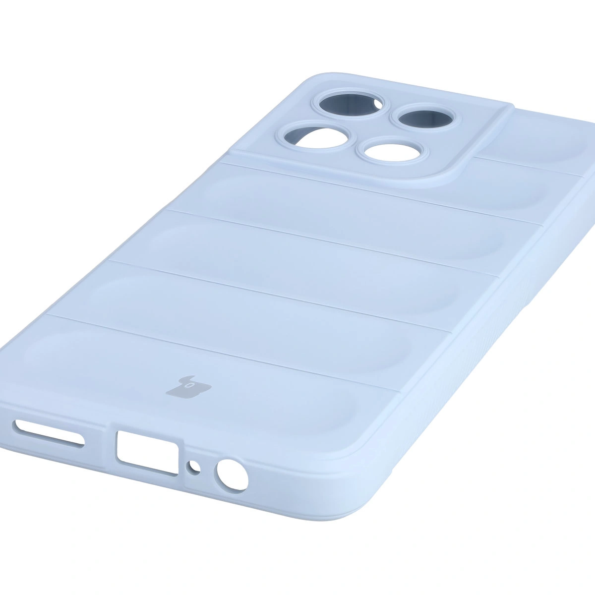 Precyzyjne wycięcia i kompatybilność z ładowaniem indukcyjnym w etui Bizon Case Tur do  Motorola Moto G57 Power / Motorola Moto G67 Power