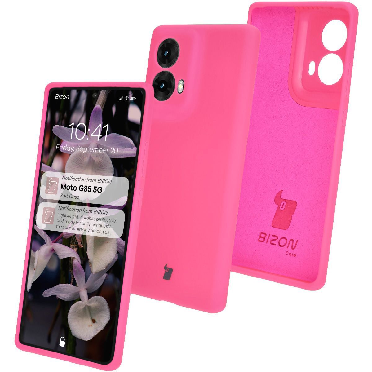 Silikonhülle Bizon Soft Case für Motorola Moto G85 5G