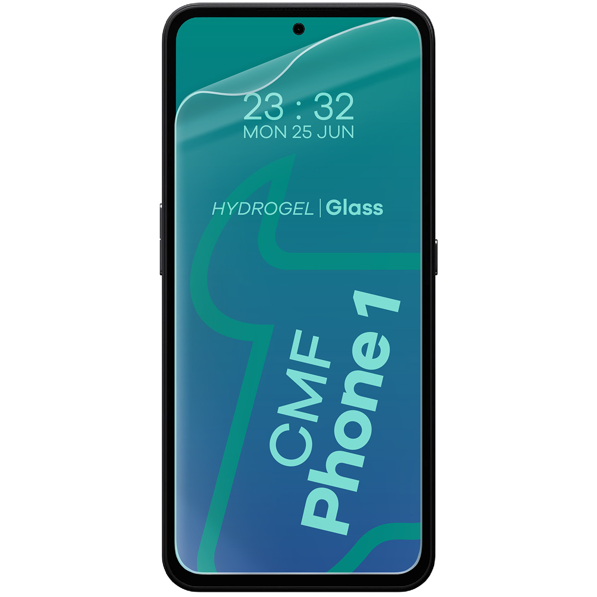 Przyleganie do ekranu folii hydrożelowej na ekran Bizon Glass Hydrogel Front