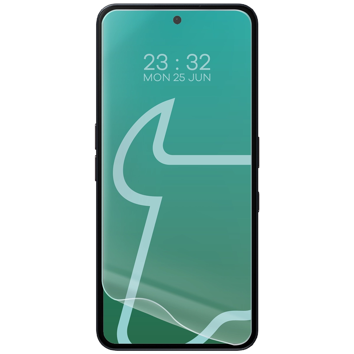 Folia hydrożelowa do Nothing Phone (3a) / Nothing Phone (3a) Pro / Nothing CMF Phone 2 Pro obok telefonu