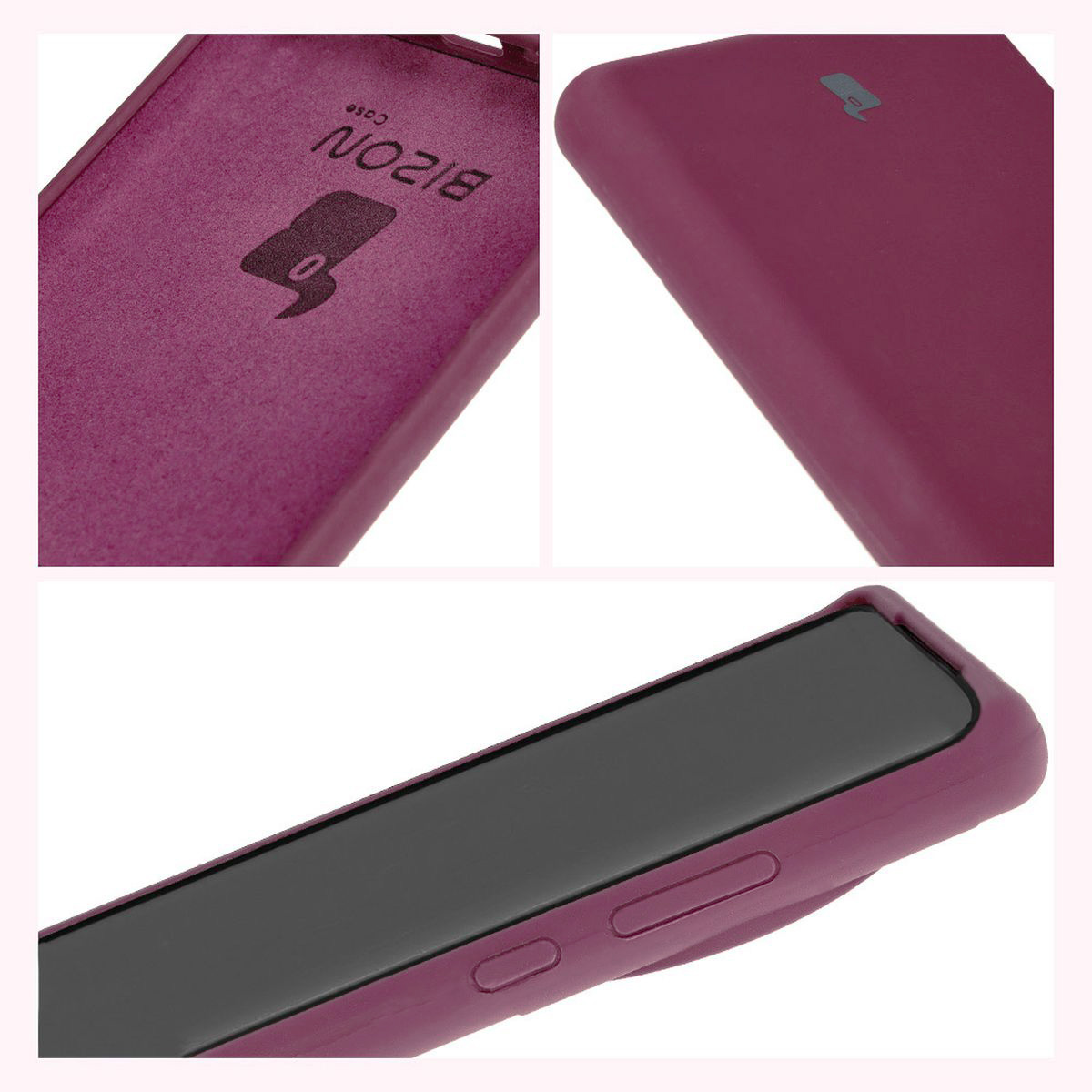 Konstrukcja etui Bizon Soft Case: zintegrowane osłony, podwyższone krawędzie i wyściółka z mikrofibry