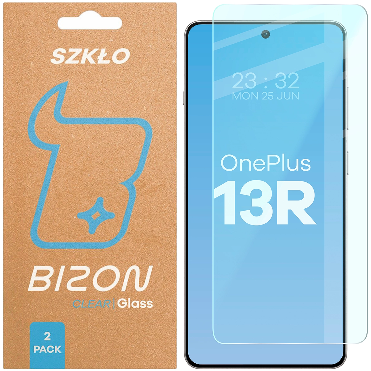 Szkło hartowane Bizon Glass Clear Duo do OnePlus 13R