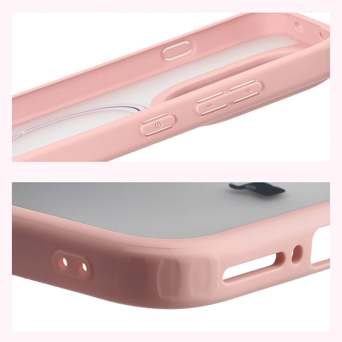 Wzmocnione narożniki i podwyższone ranty ekranu w etui Bizon Case MatteO do OnePlus 15