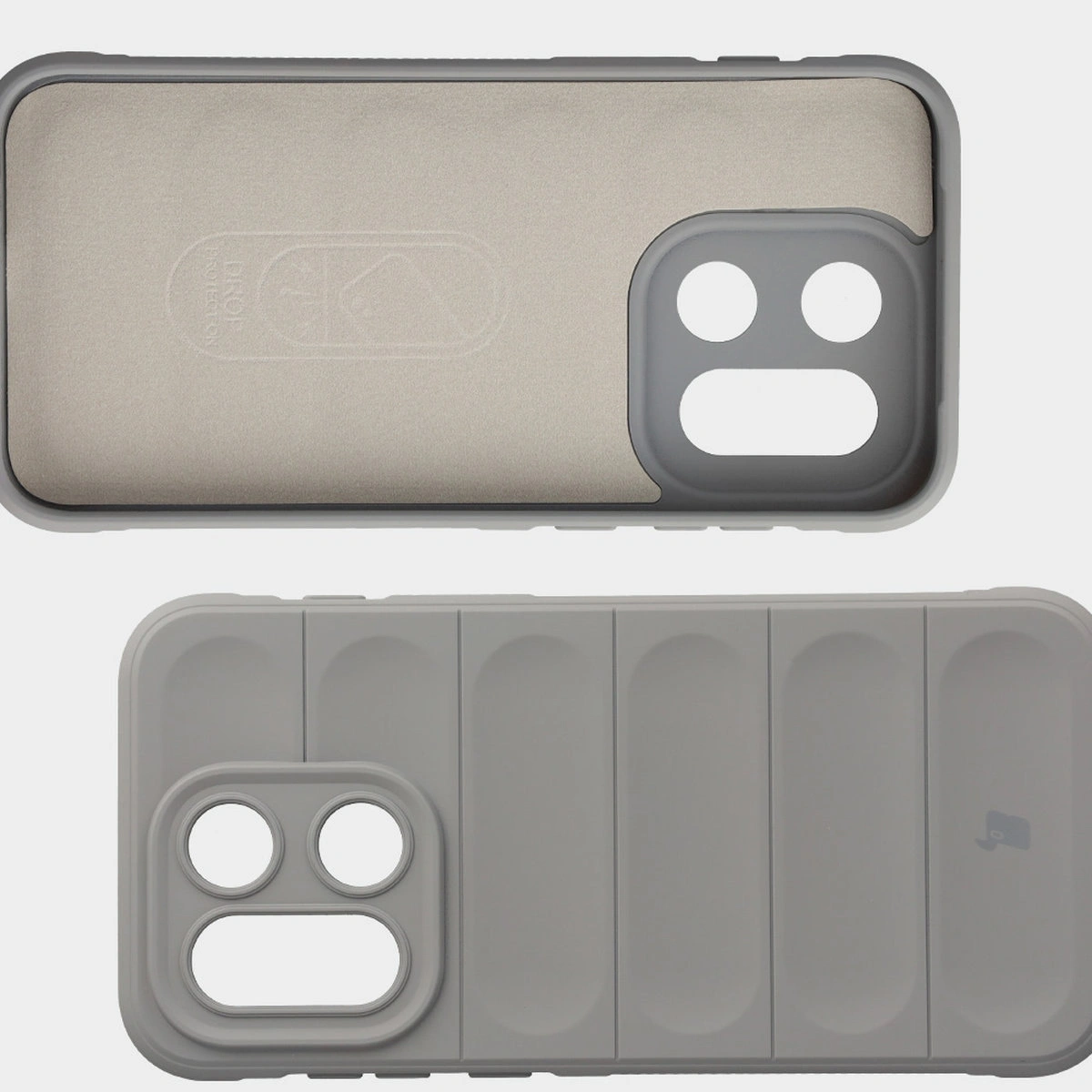 Wyściółka z mikrofibry, wyżłobienia na pleckach i wzmocnione narożniki w etui Bizon Case Tur do OnePlus 15