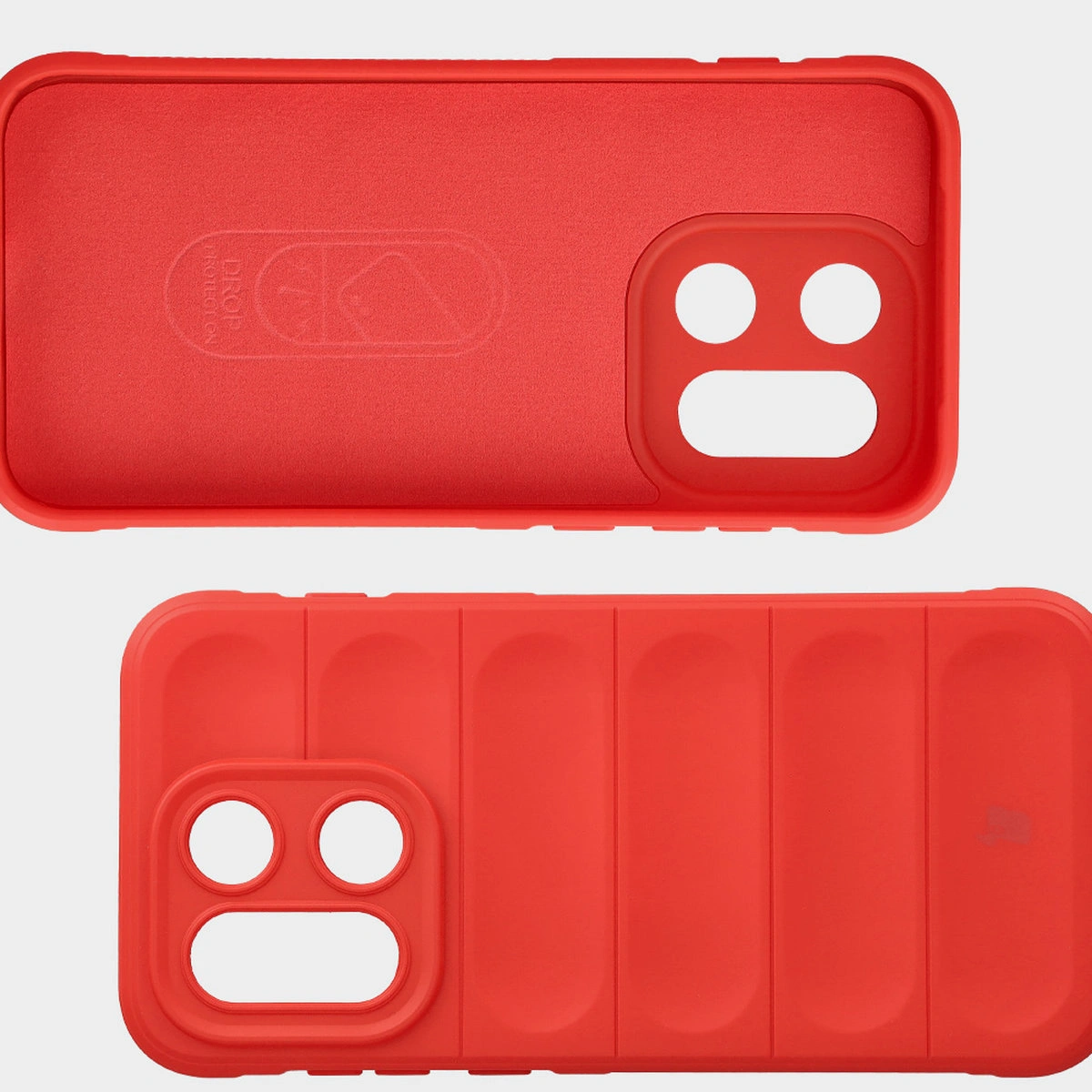 Wyściółka z mikrofibry, wyżłobienia na pleckach i wzmocnione narożniki w etui Bizon Case Tur do OnePlus 15