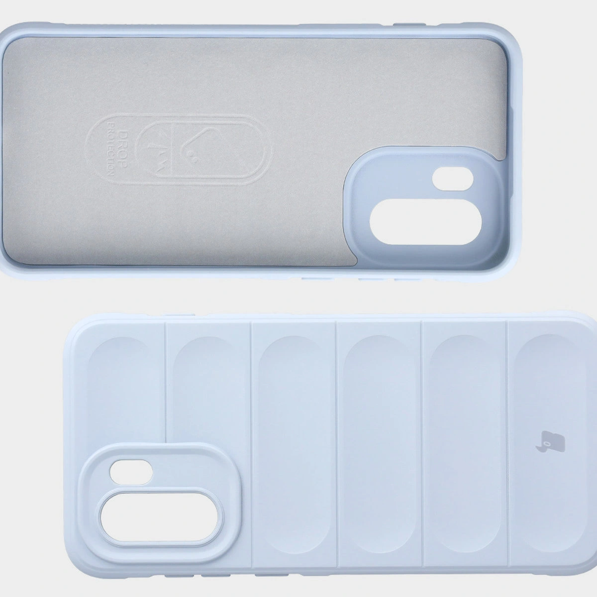 Wyściółka z mikrofibry, wyżłobienia na pleckach i wzmocnione narożniki w etui Bizon Case Tur do OnePlus 15R