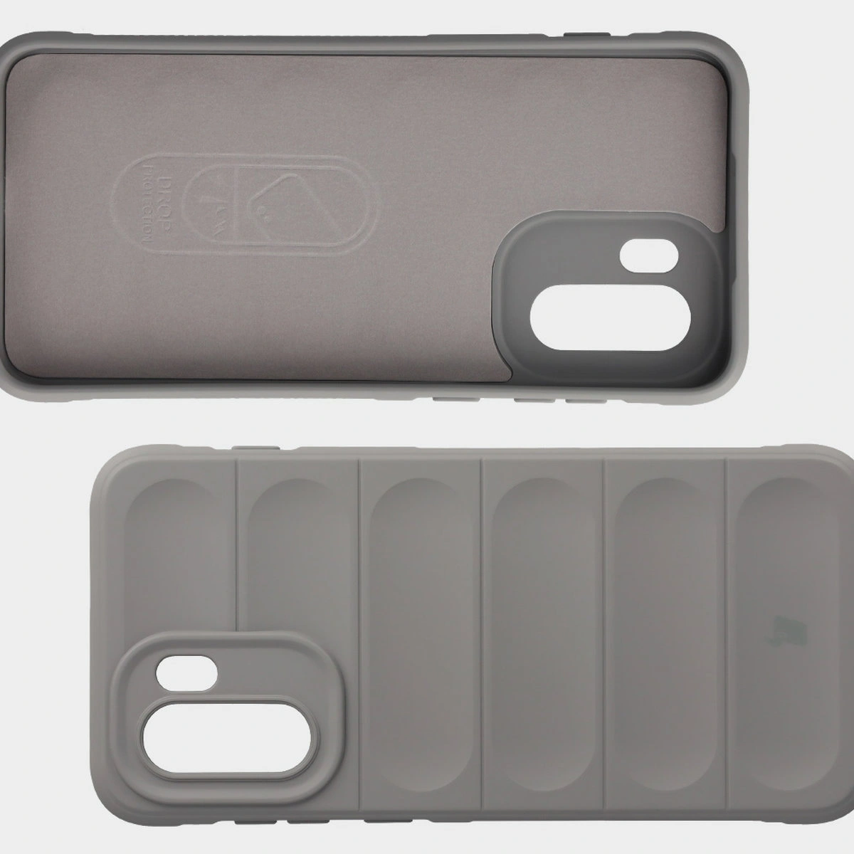 Wyściółka z mikrofibry, wyżłobienia na pleckach i wzmocnione narożniki w etui Bizon Case Tur do OnePlus 15R