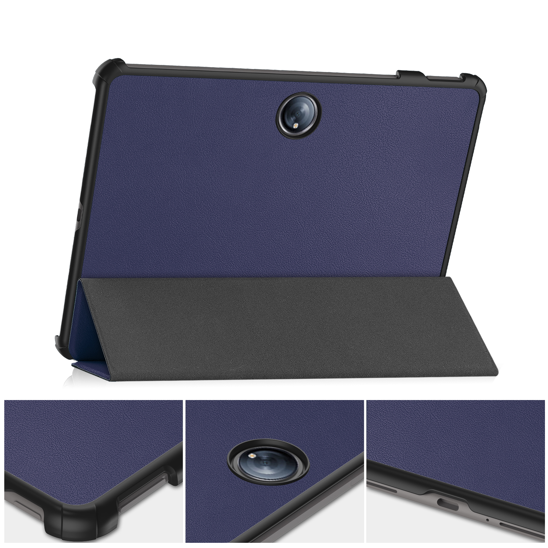 Etui z klapką Bizon Case Tab Croc od frontu