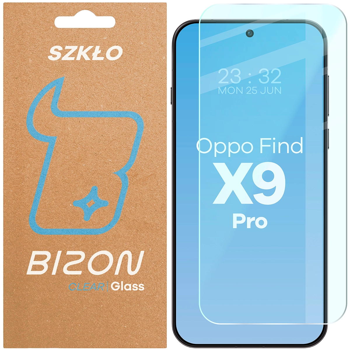 Szkło hartowane Bizon Glass Clear 2 do Oppo Find X9 Pro