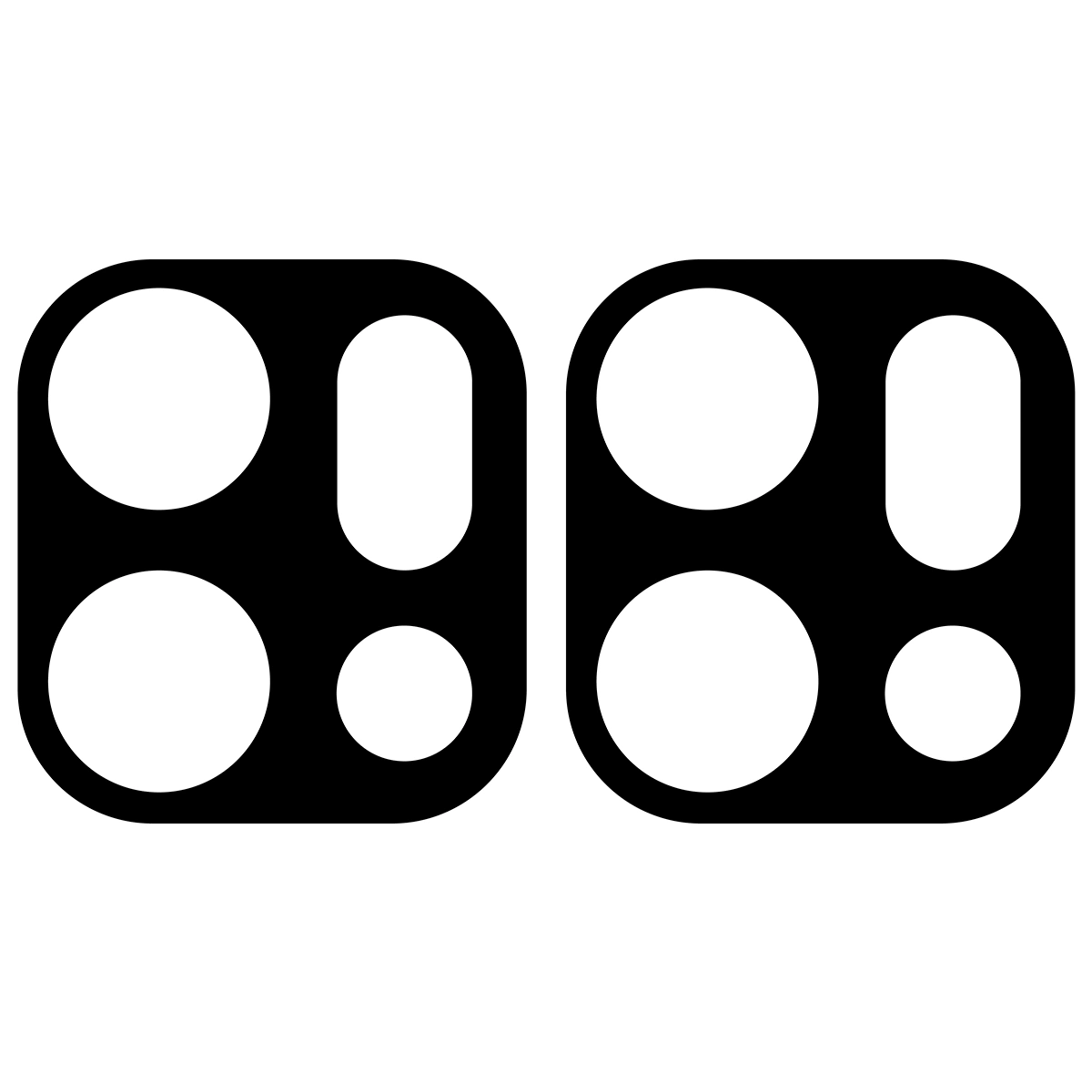 Szkło Bizon Glass Lens do Oppo Find X9 Pro nakładane na wyspę aparatów