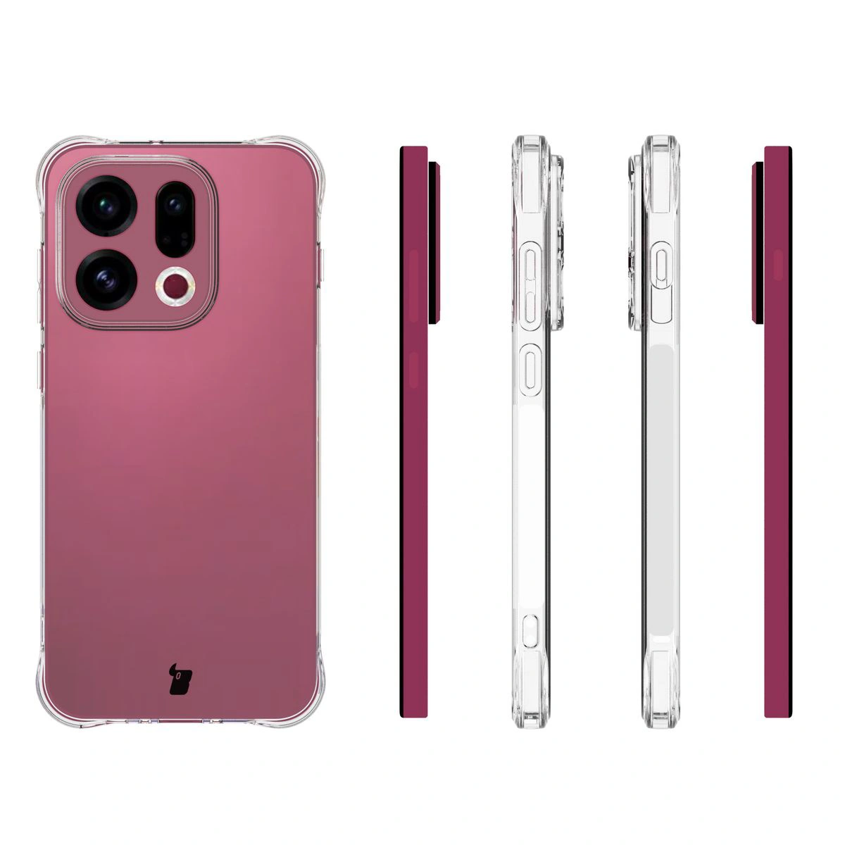 Przezroczyste plecki Case Salpa do Oppo Find X9