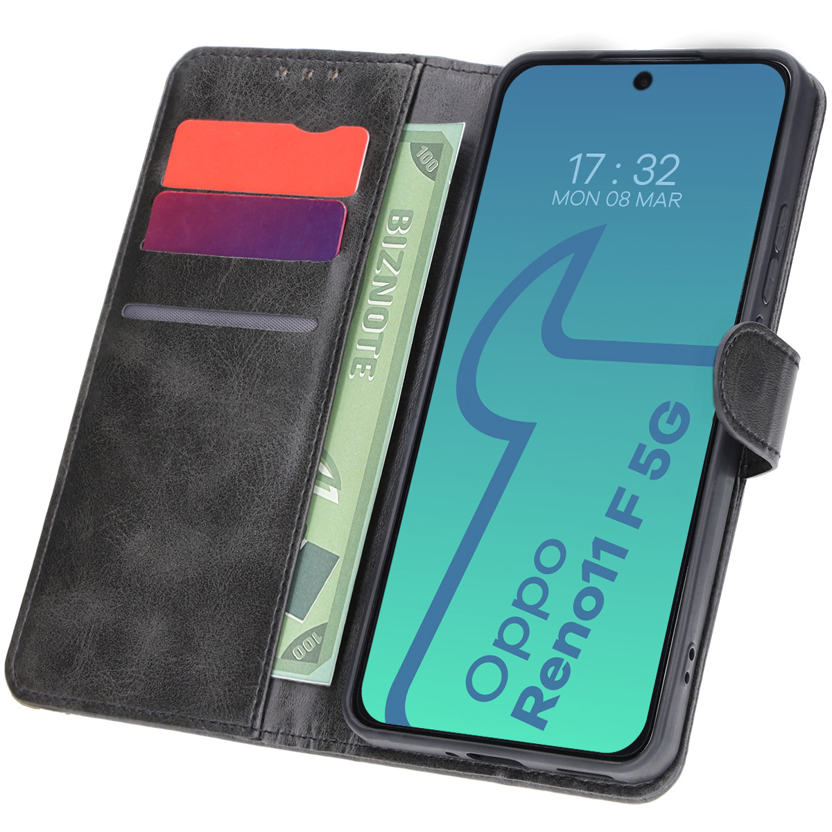 Etui z klapką Bizon Case Pocket do Oppo Reno11 F 5G