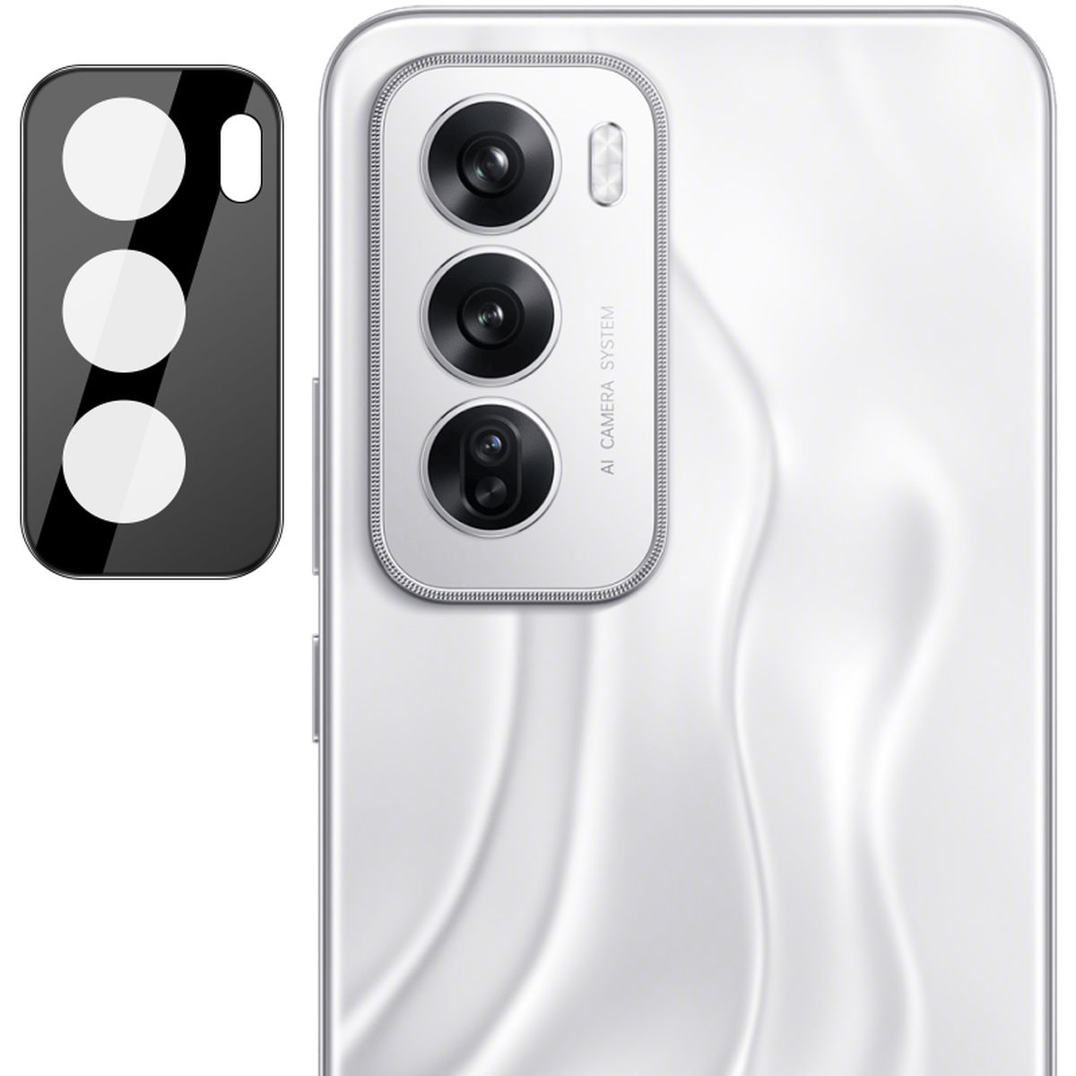 Szkło Bizon Glass Lens nakładane na wyspę aparatów