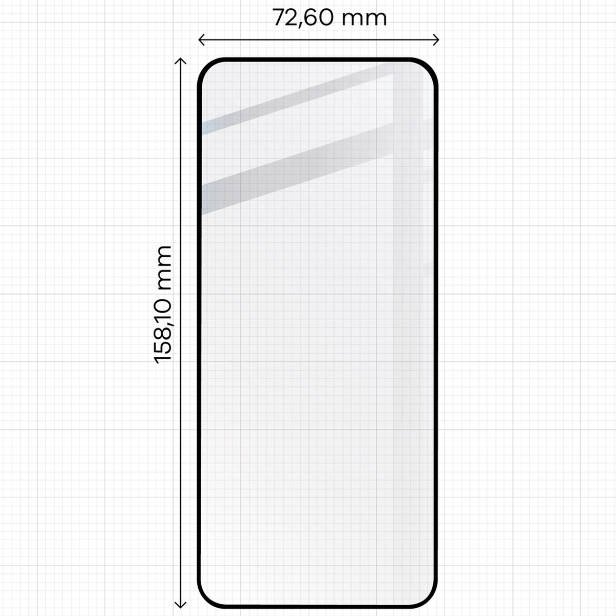 Wymiary szkła Bizon Glass Edge 3D